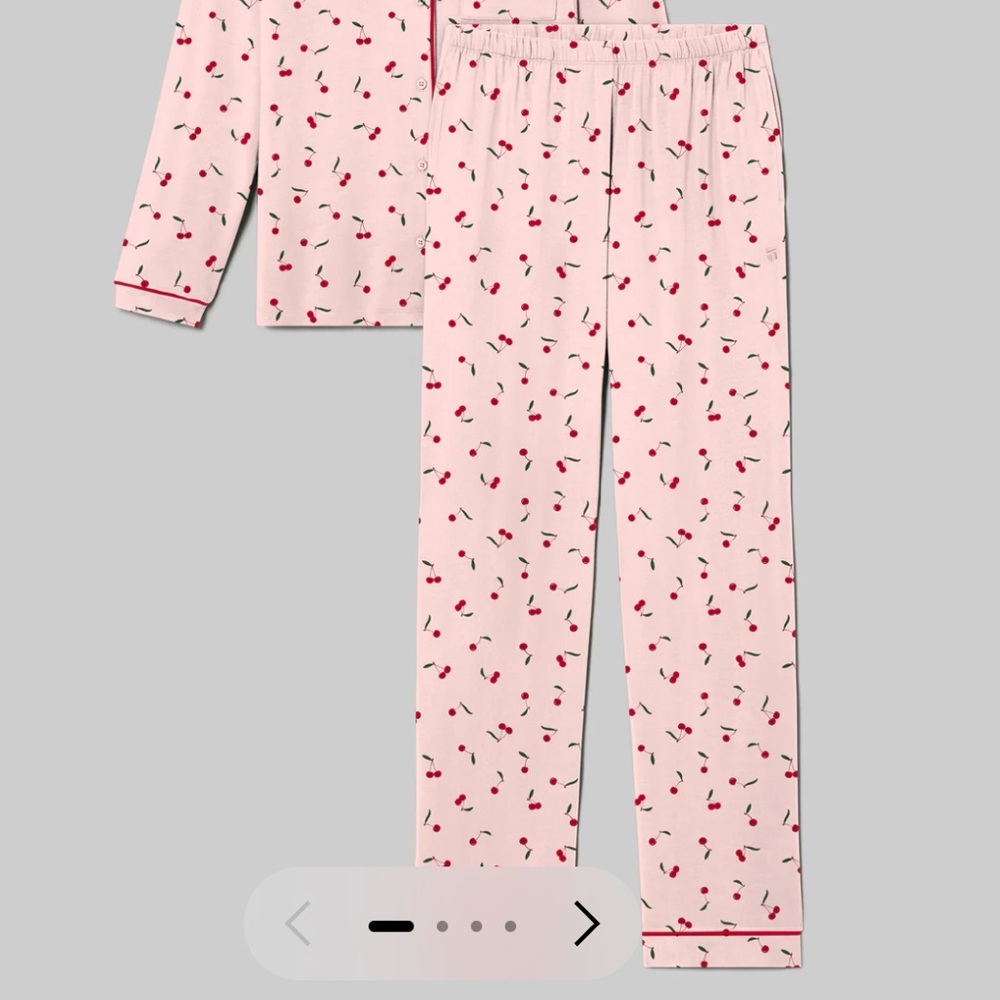NWT Tommy John downtime pink cherries pajama pants size small - Picture 3 of 7